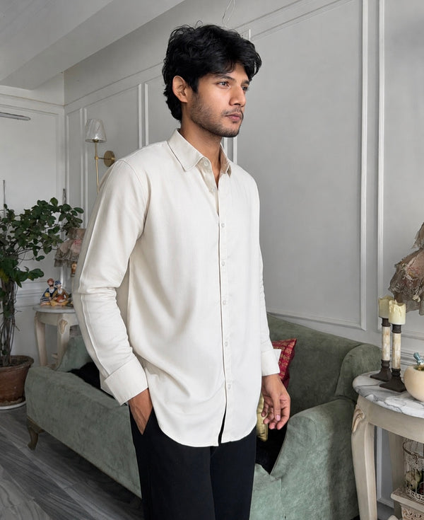 Premium Linen Shirt(Beige)