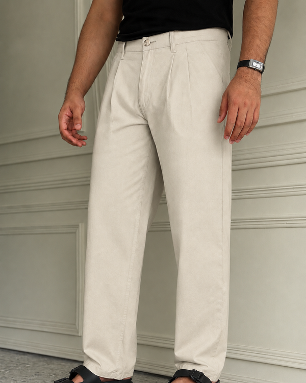 Zair’s Twill Milano Pants - Off White