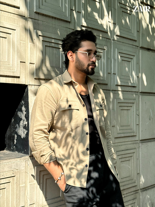 Zair's Atelier Shacket - Beige